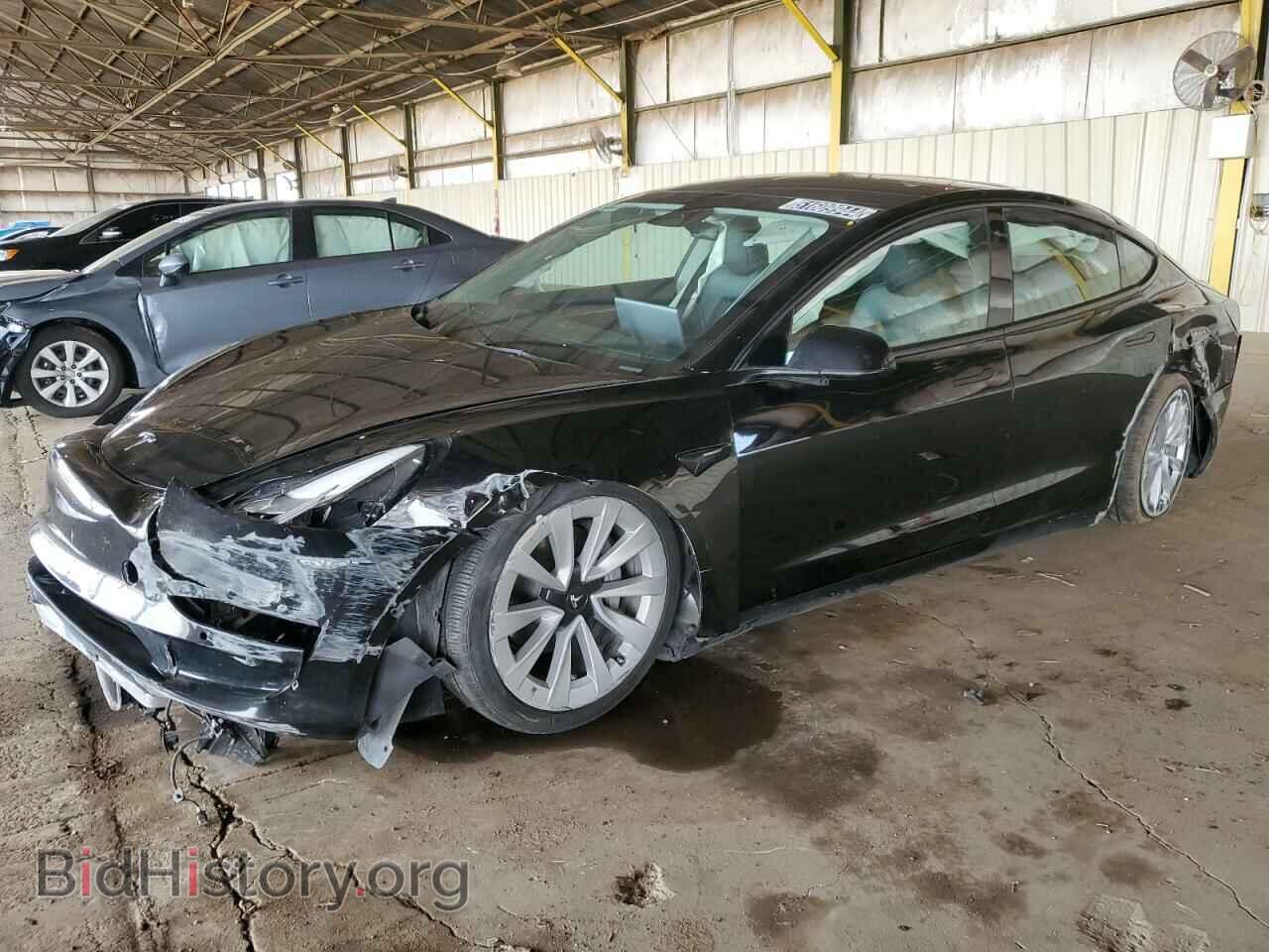 Photo 5YJ3E1EA2NF188065 - TESLA MODEL 3 2022