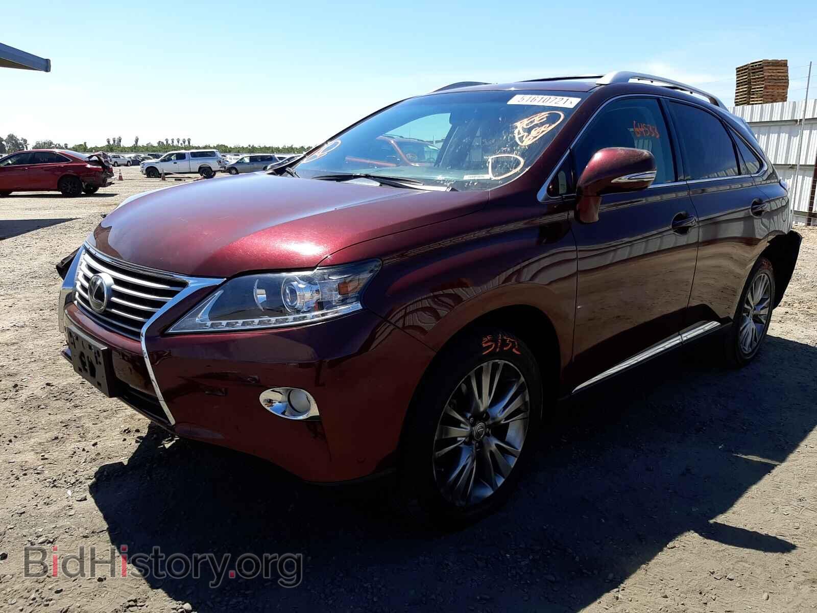 2013 LEXUS RX350 - VIN: 2T2ZK1BA5DC131185 - Фото 2