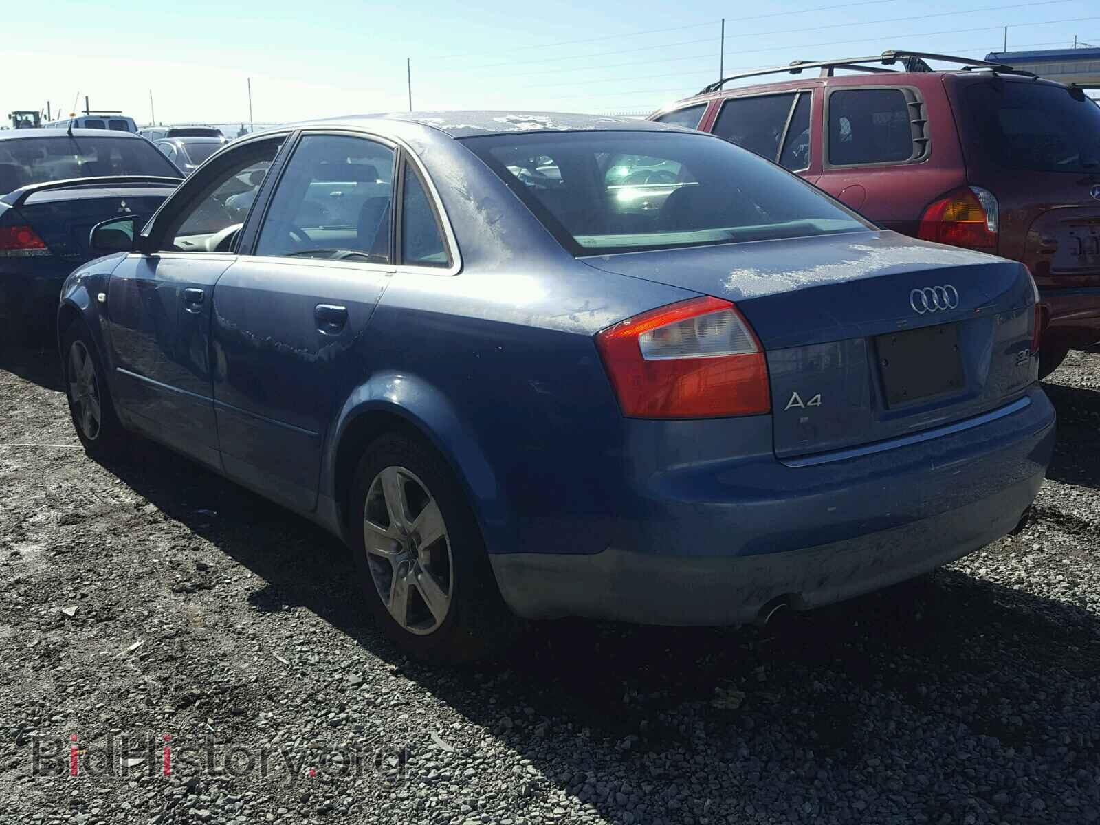 2002 AUDI A4 - VIN: WAULT68E42A254893 - Фото 3