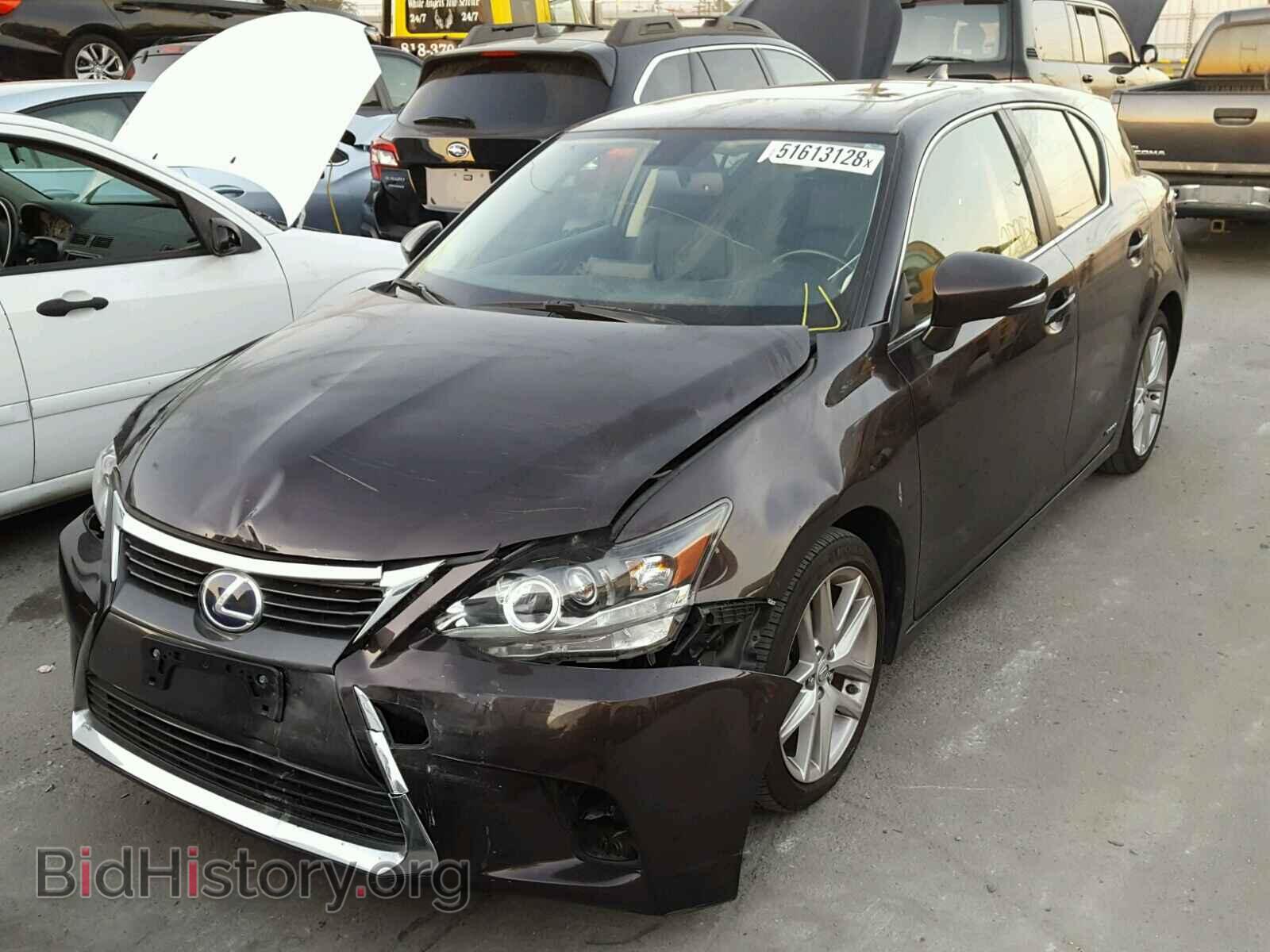 2016 LEXUS CT 200 - VIN: JTHKD5BH2G2265898 - Фото 2