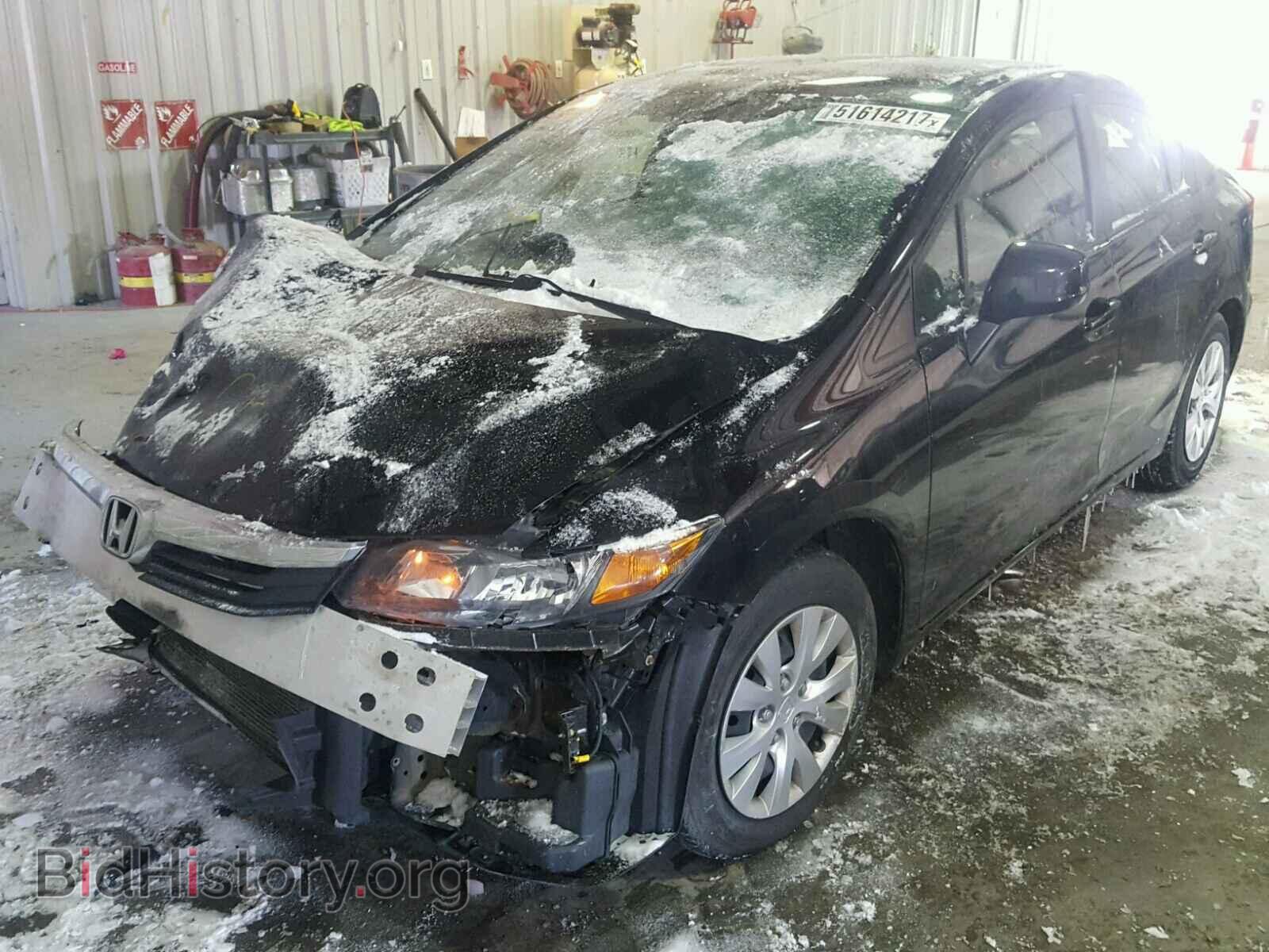 2012 HONDA CIVIC - VIN: 2HGFB2F50CH601932 - Фото 2