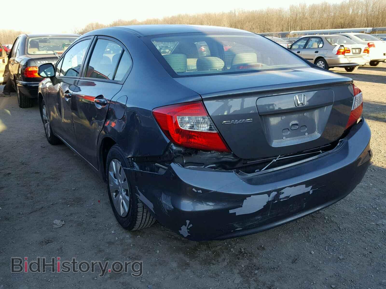 2012 HONDA CIVIC - VIN: 19XFB2F56CE071542 - Фото 3