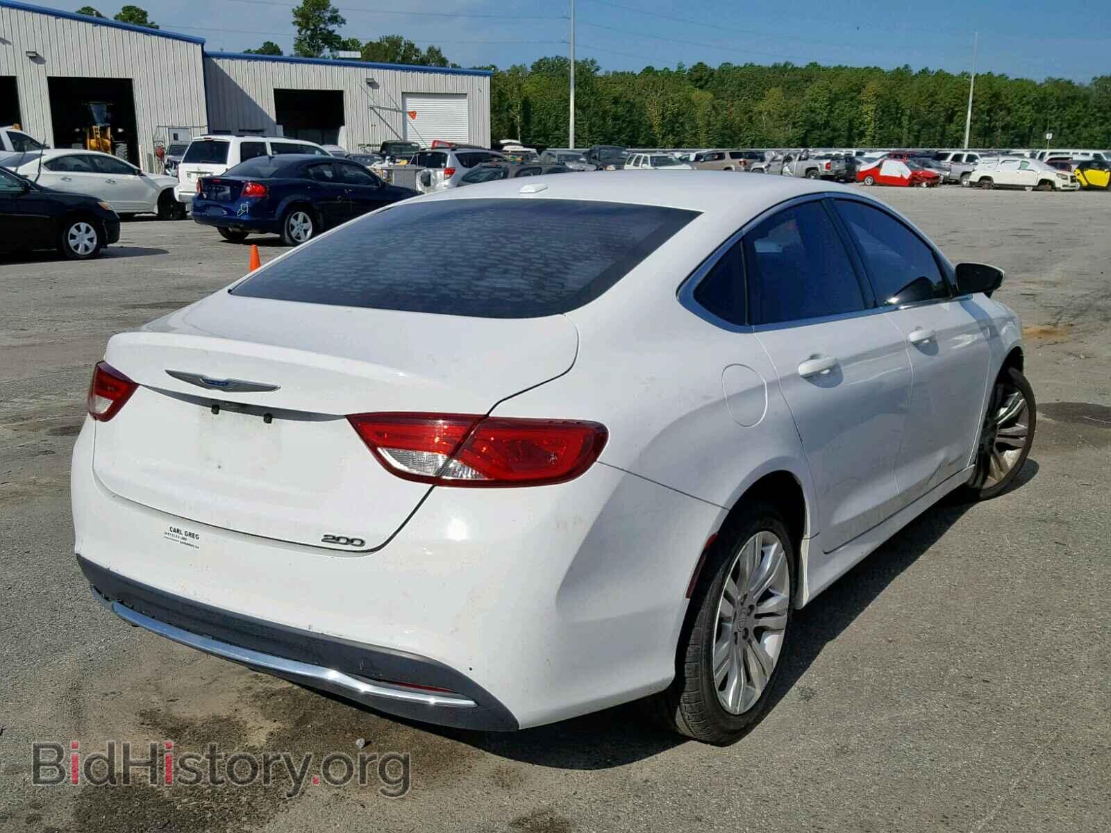 2015 CHRYSLER 200 - VIN: 1C3CCCAB1FN557280 - Фото 4