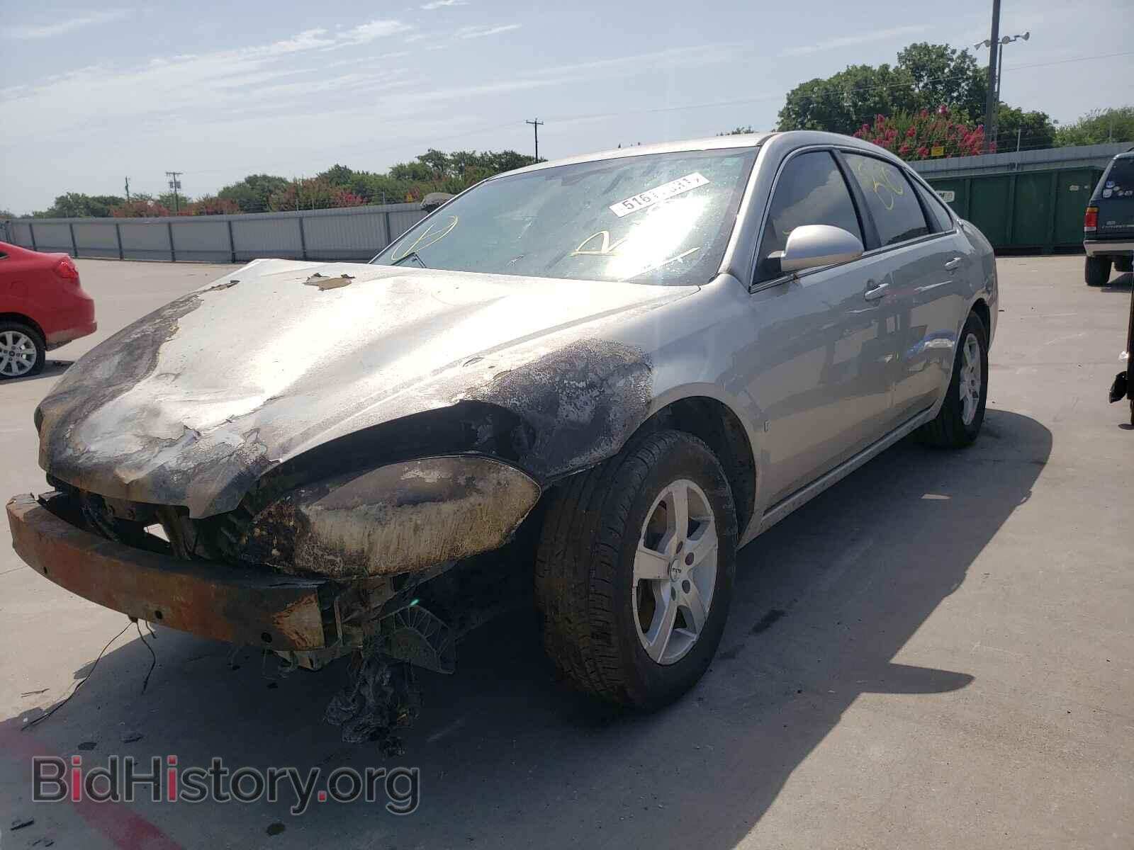 2008 CHEVROLET IMPALA - VIN: 2G1WB58K381284904 - Фото 2