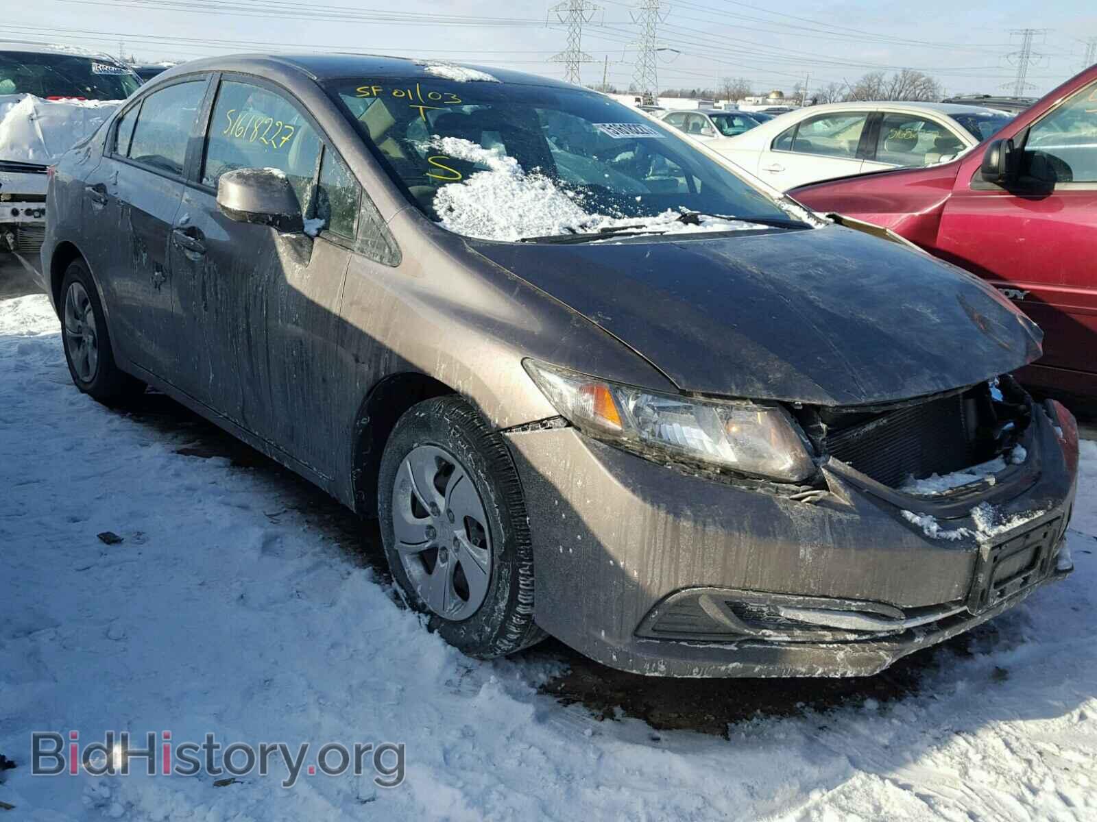 Фотография 19XFB2F57DE098752 - HONDA CIVIC 2013