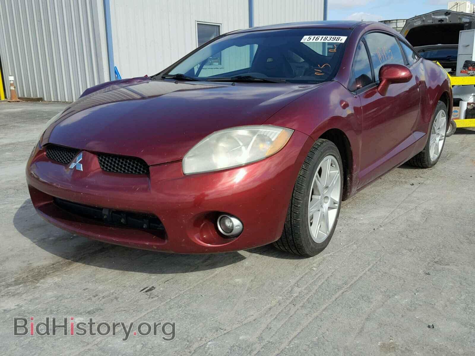 2006 MITSUBISHI ECLIPSE - VIN: 4A3AK34T96E038338 - Фото 2