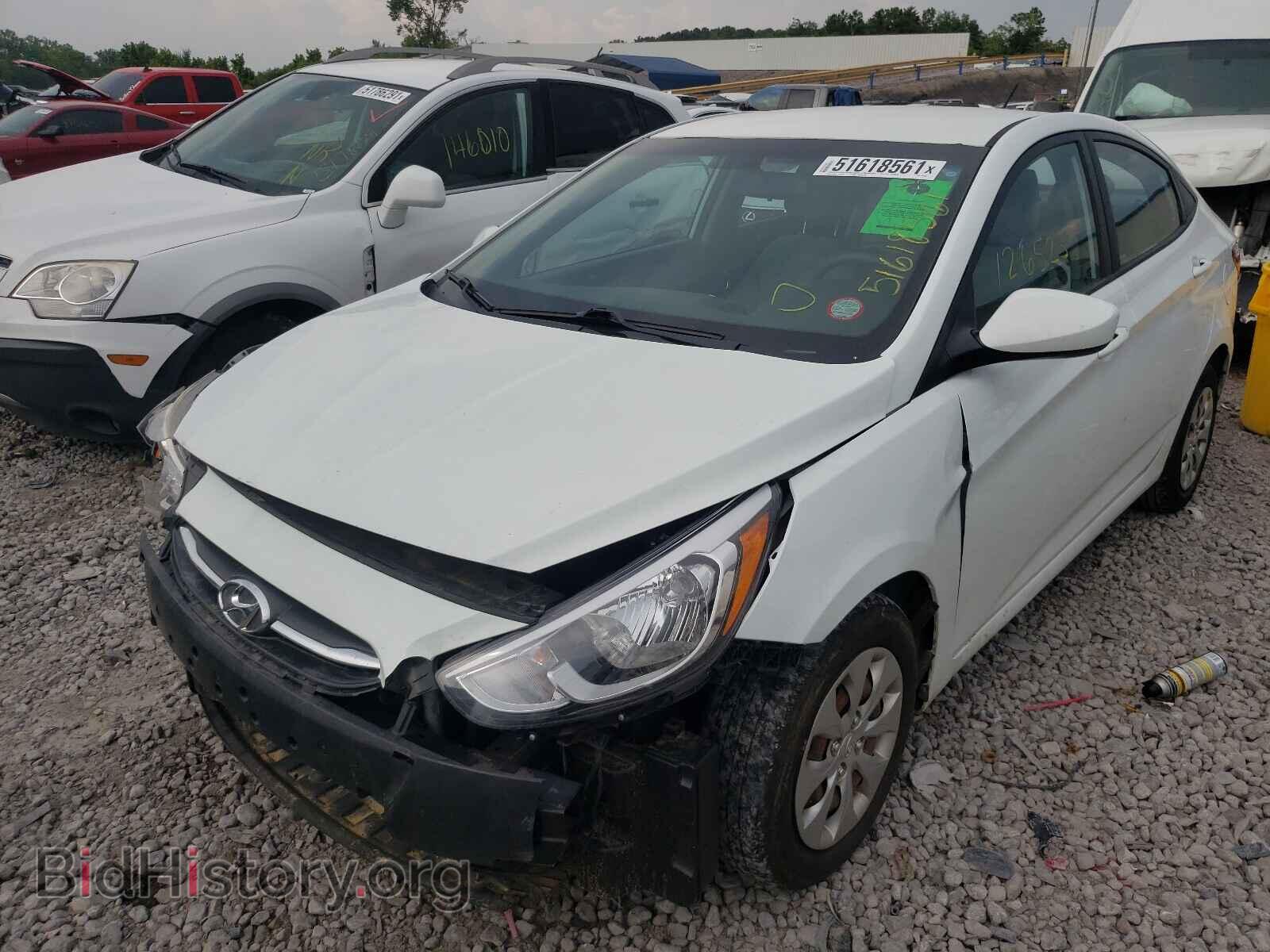 2015 HYUNDAI ACCENT - VIN: KMHCT4AEXFU866176 - Фото 2