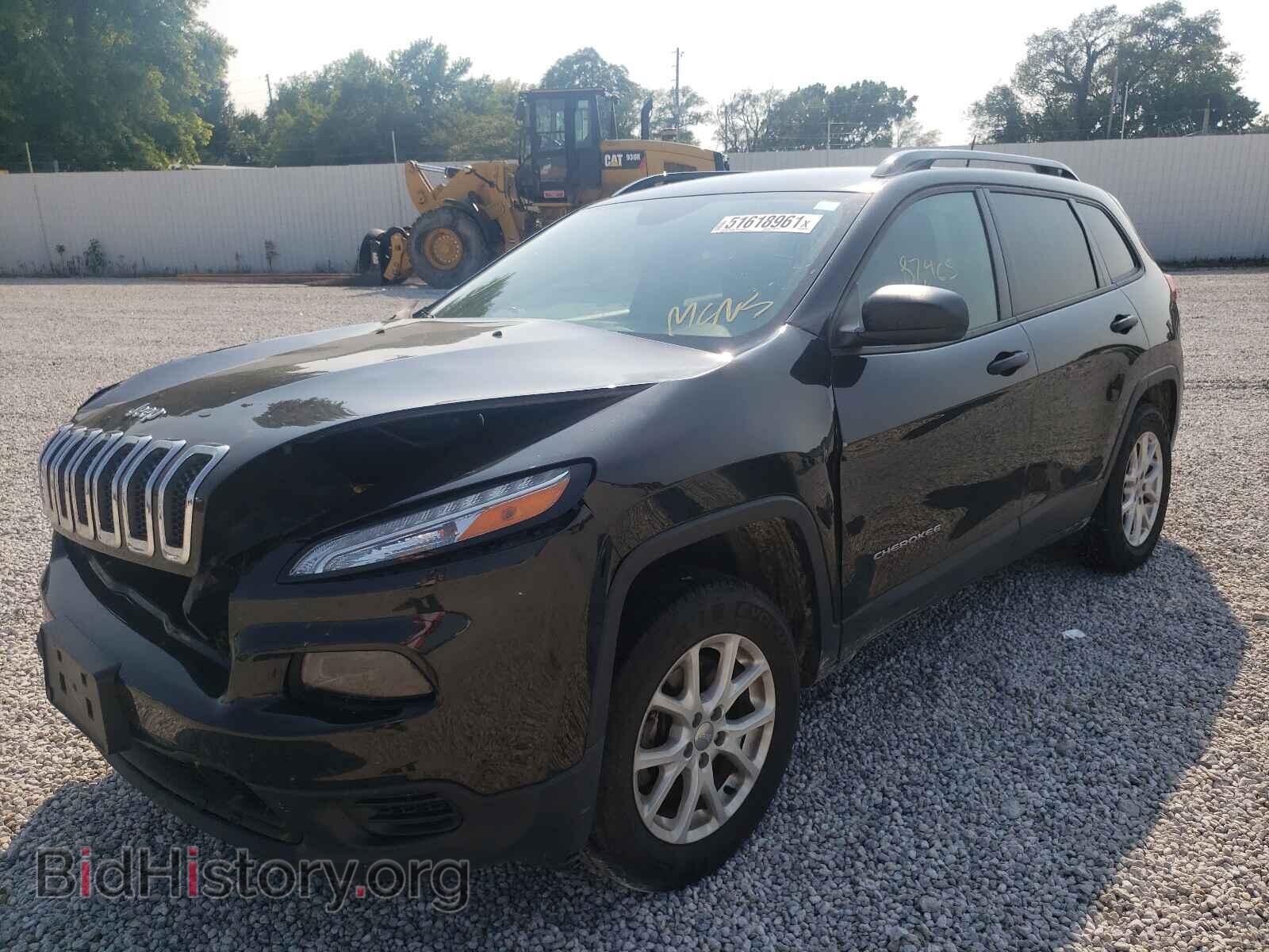 2016 JEEP CHEROKEE - VIN: 1C4PJMAB2GW204034 - Фото 2