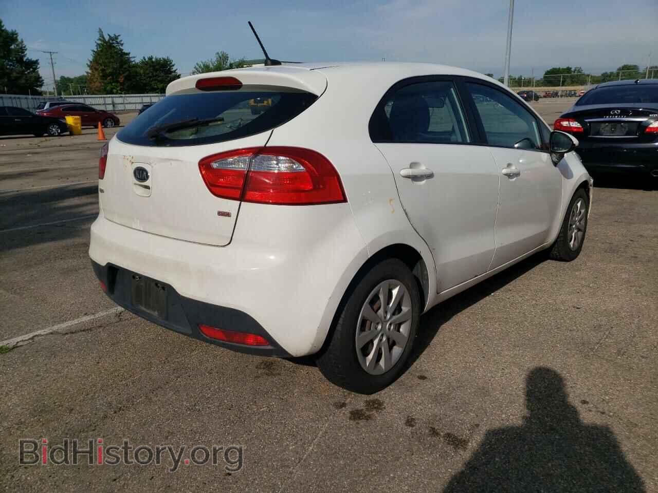 2012 KIA RIO - VIN: KNADM5A33C6031138 - Фото 4