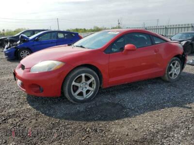 2007 Mitsubishi ECLIPSE GS, red — VIN 4A3AK24F27E602725, Copart