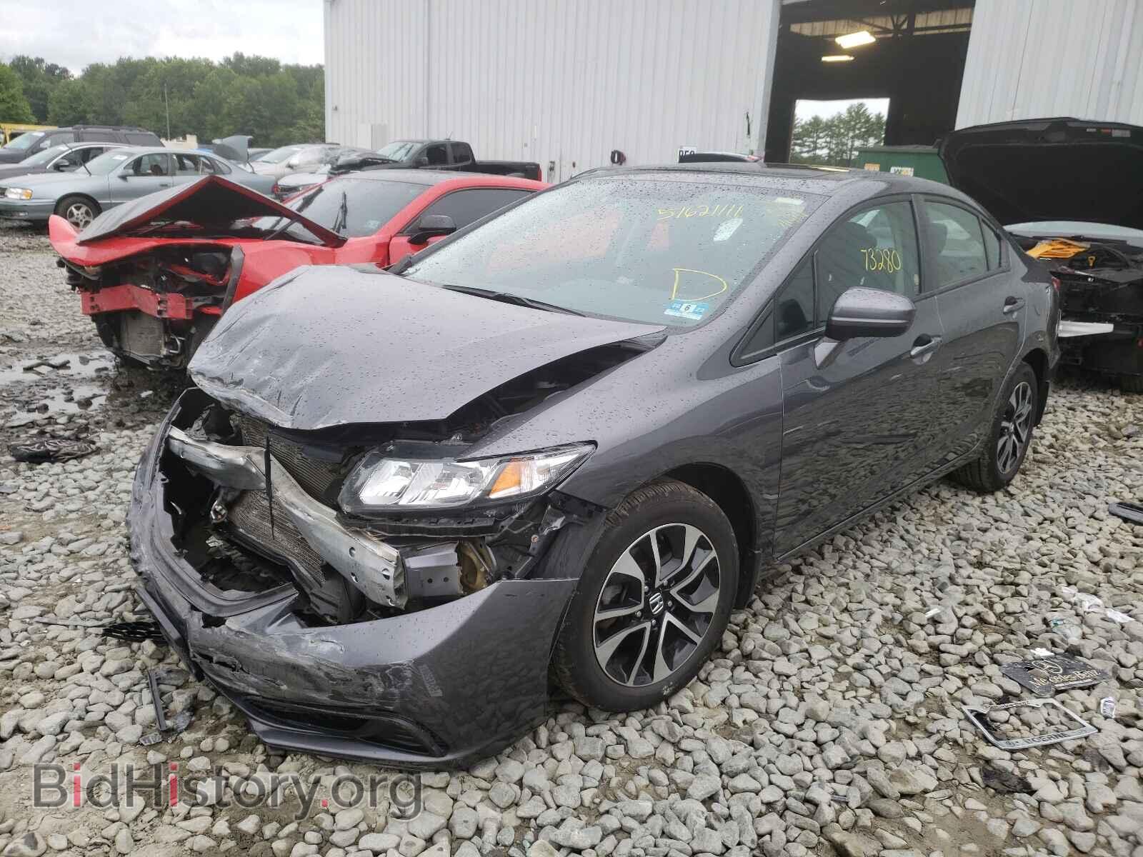 2015 HONDA CIVIC - VIN: 2HGFB2F88FH556477 - Фото 2