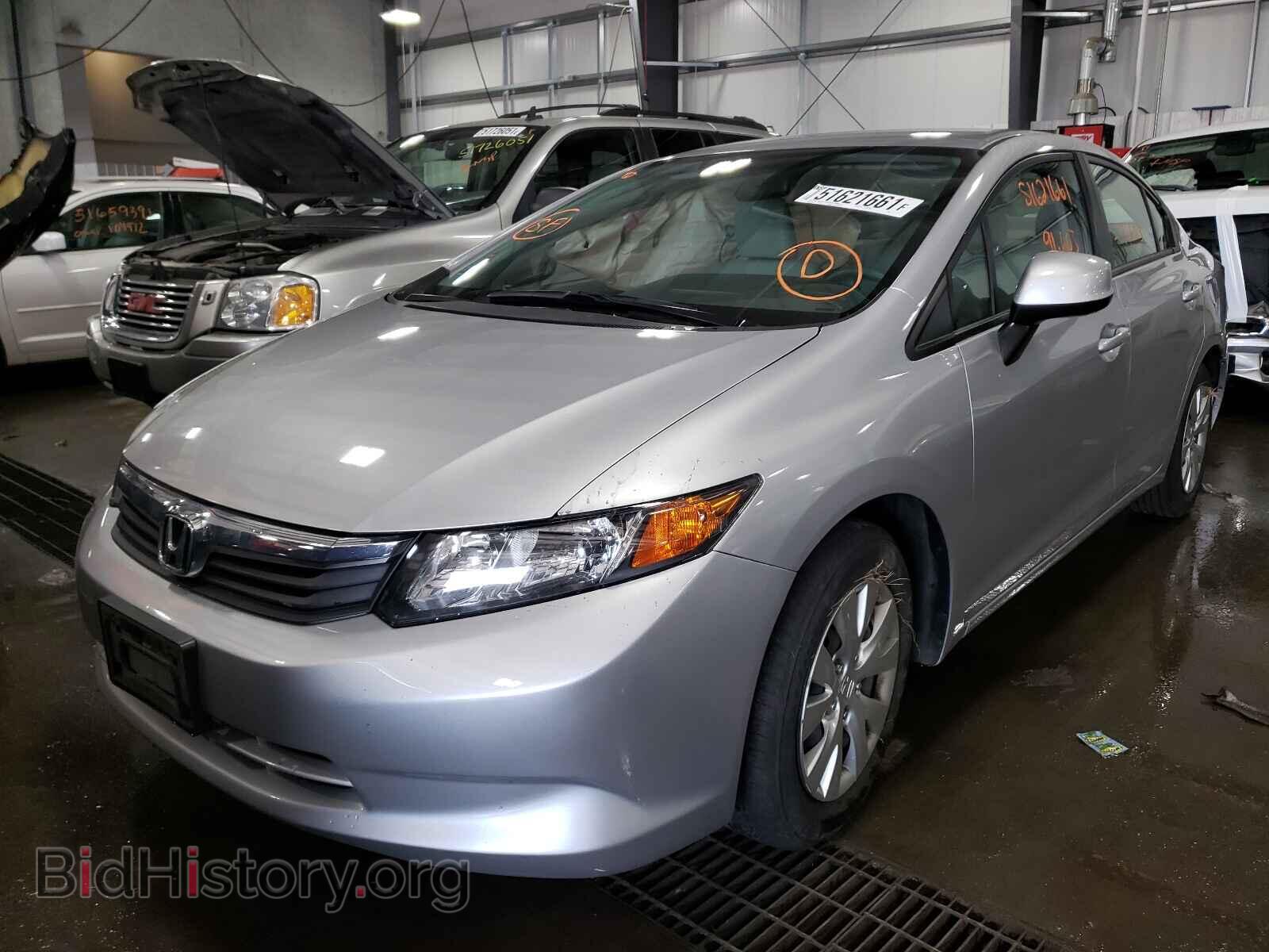 2012 HONDA CIVIC - VIN: 19XFB2F57CE009504 - Фото 2