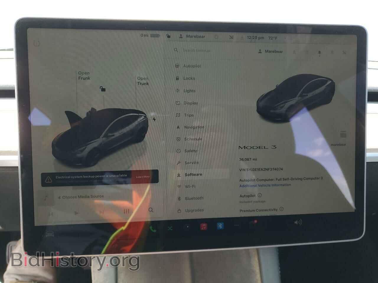 2022 TESLA MODEL 3 - VIN: 5YJ3E1EA2NF374074 - Фото 9