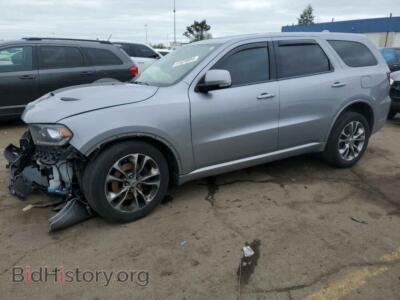 2019 Dodge DURANGO R/T, серебристый — VIN 1C4SDJCT0KC647833, Copart