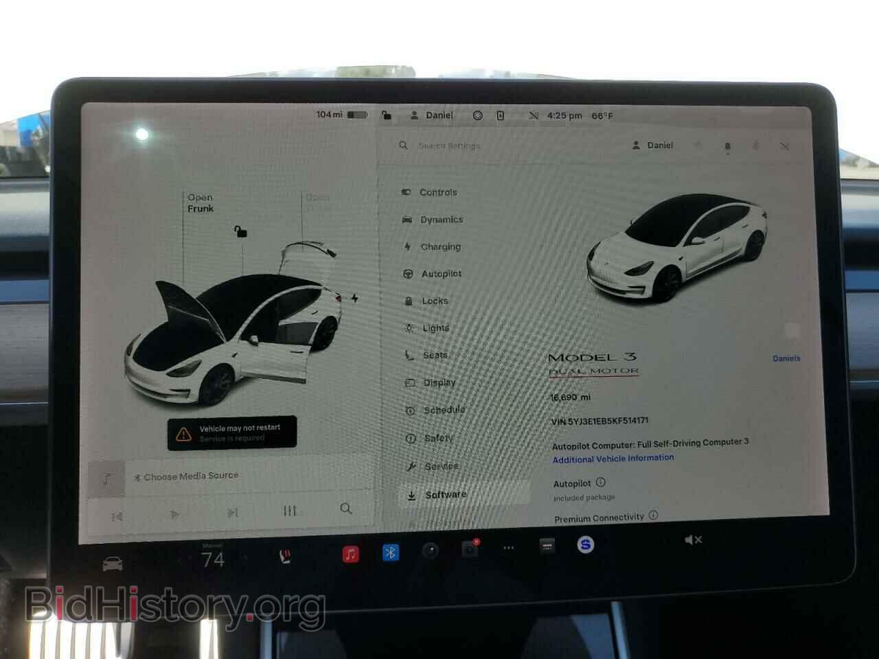 2019 TESLA MODEL 3 - VIN: 5YJ3E1EB5KF514171 - Photo 9
