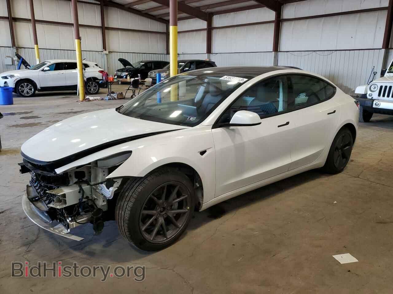Photo 5YJ3E1EB2MF012995 - TESLA MODEL 3 2021