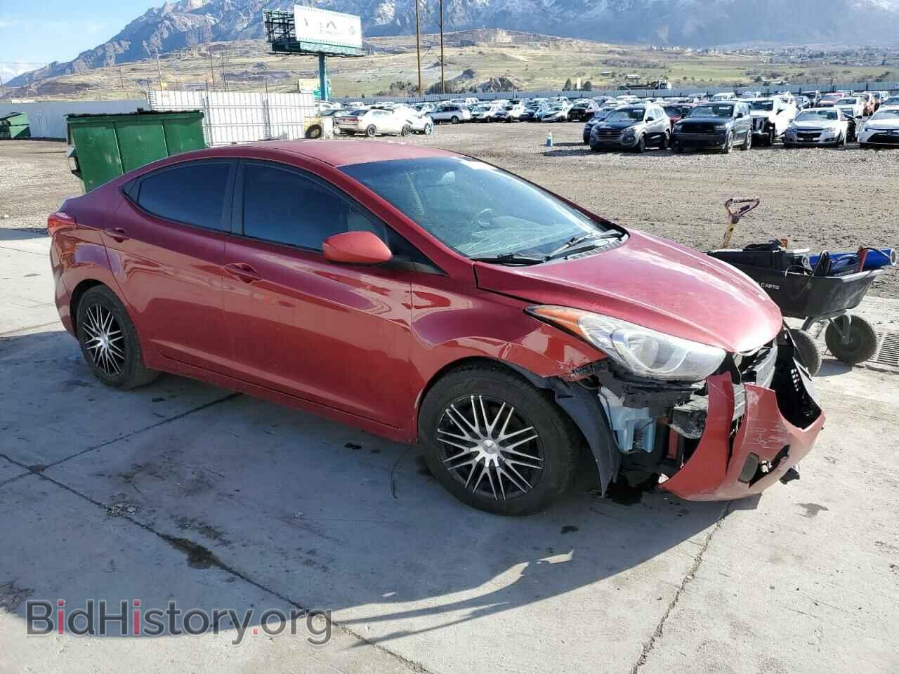2012 HYUNDAI ELANTRA - VIN: KMHDH4AE4CU447967 - Фото 4