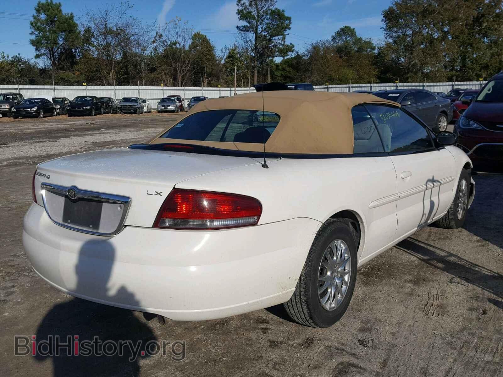 2004 CHRYSLER SEBRING - VIN: 1C3EL45X74N156107 - Фото 4