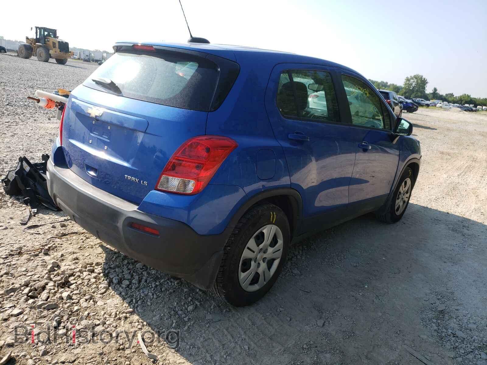 2015 CHEVROLET TRAX - VIN: KL7CJKSB3FB206587 - Фото 4