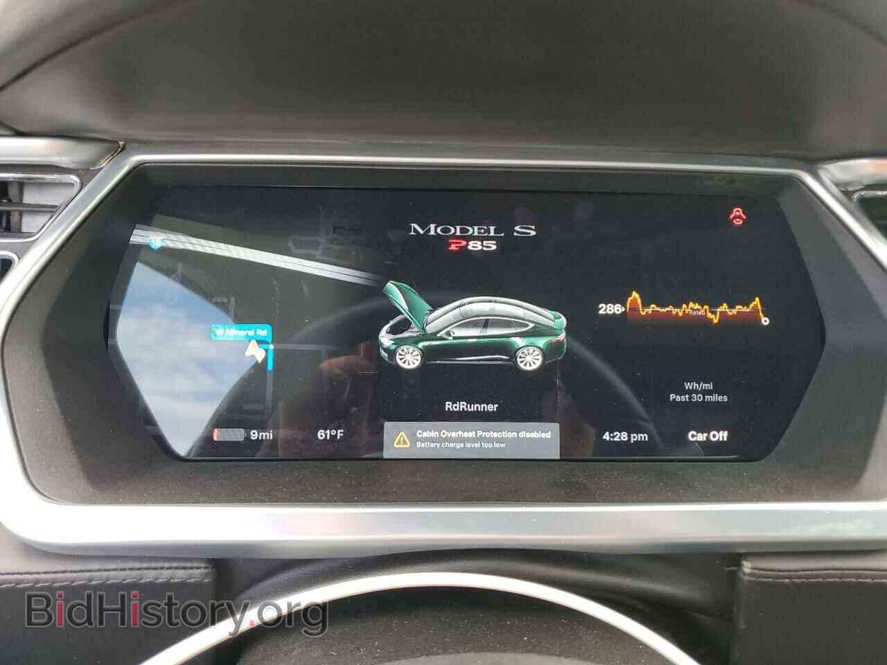 2013 TESLA MODEL S - VIN: 5YJSA1DP3DFP05675 - Photo 9