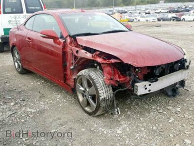 2011 Lexus IS IS 350, burgundy — VIN JTHFE2C20B2505921, Copart