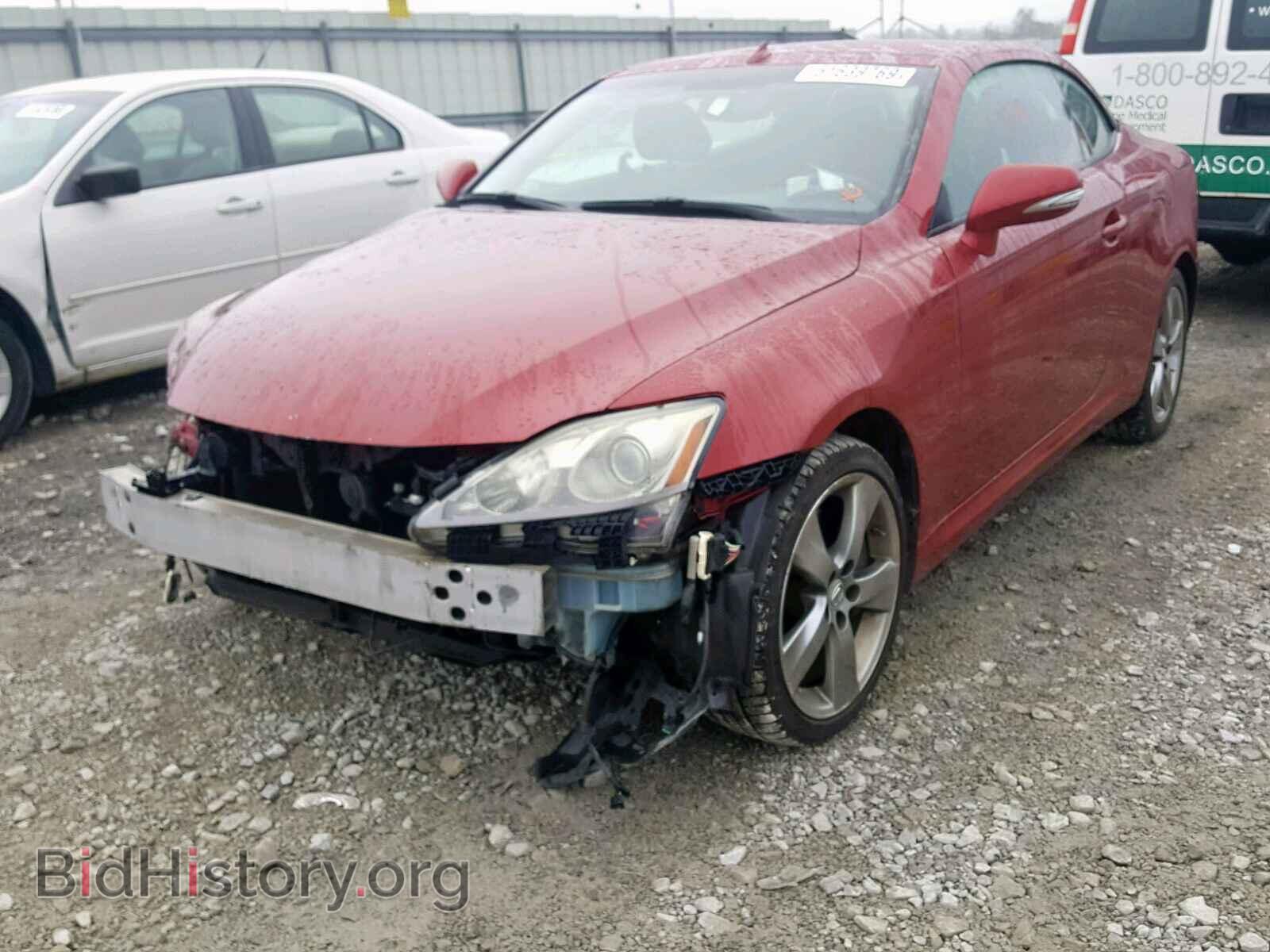 2011 LEXUS IS - VIN: JTHFE2C20B2505921 - Фото 2