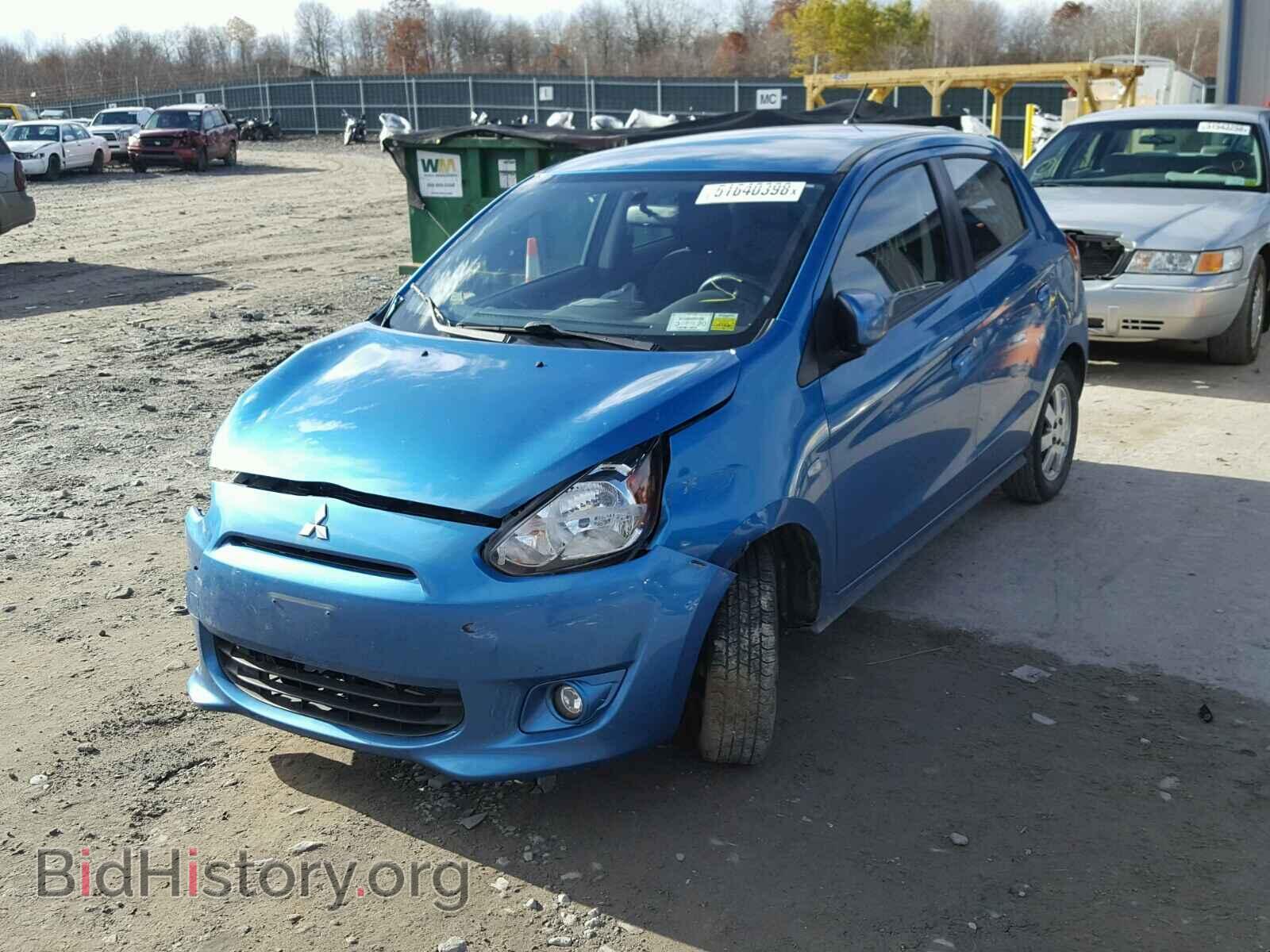2015 MITSUBISHI MIRAGE - VIN: ML32A4HJ1FH059405 - Фото 2