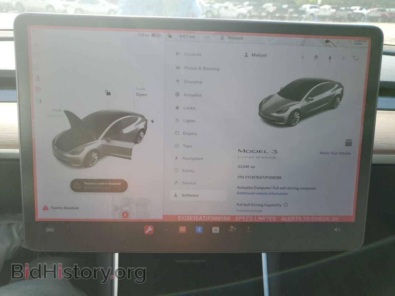 2018 TESLA MODEL 3 - VIN: 5YJ3E1EA7JF006158 - Фото 9