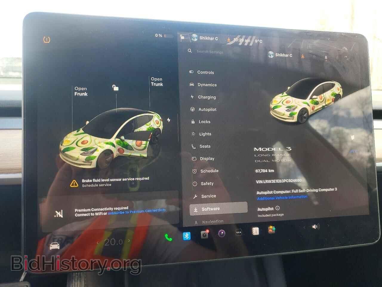 2023 TESLA MODEL 3 - VIN: LRW3E1EB3PC924680 - Фото 9