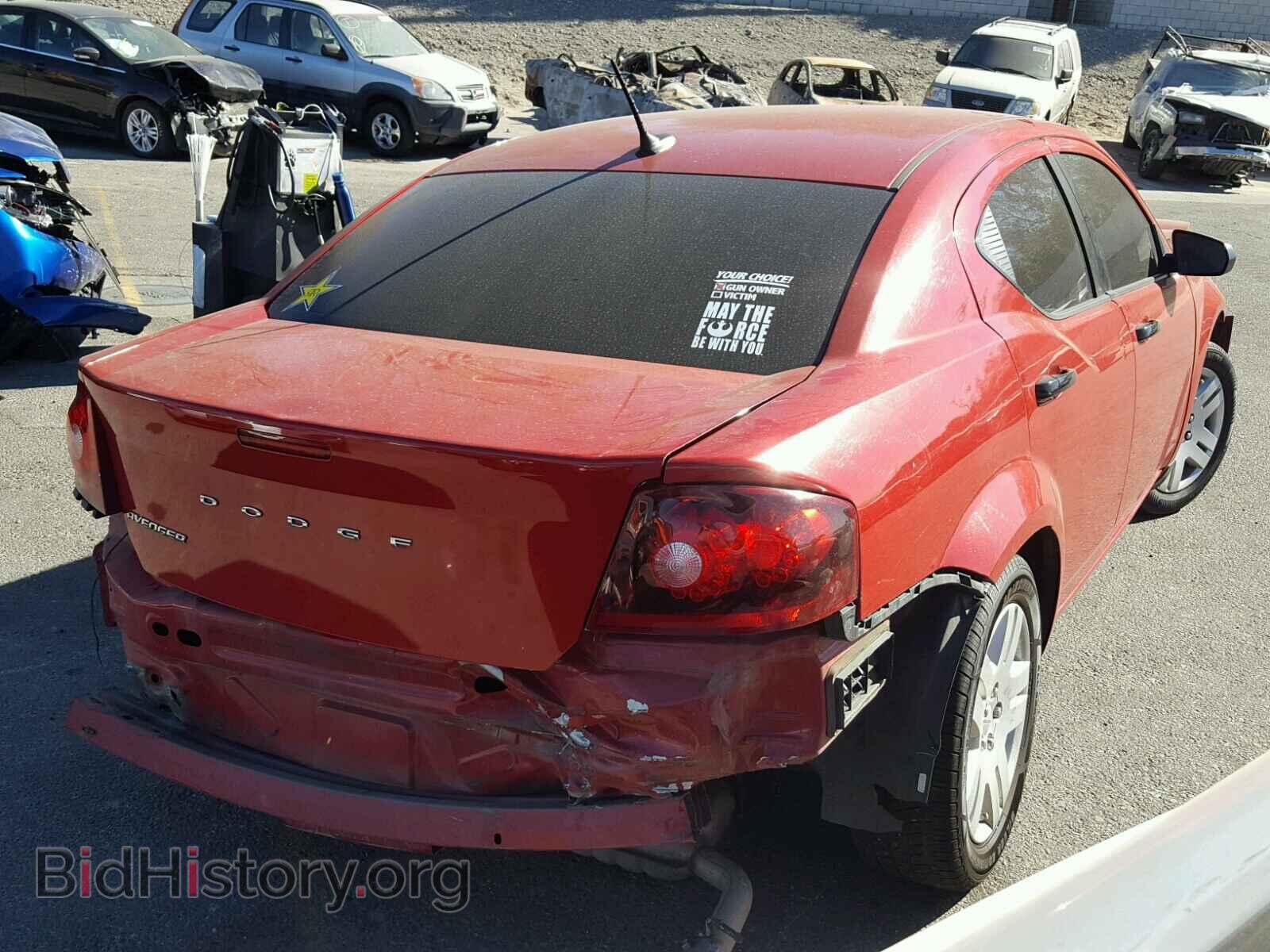 2014 DODGE AVENGER - VIN: 1C3CDZAB1EN214998 - Фото 4