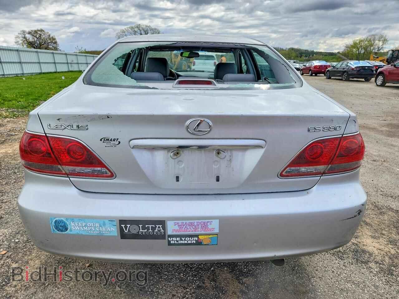 2006 LEXUS ES330 - VIN: JTHBA30G965164779 - Фото 6