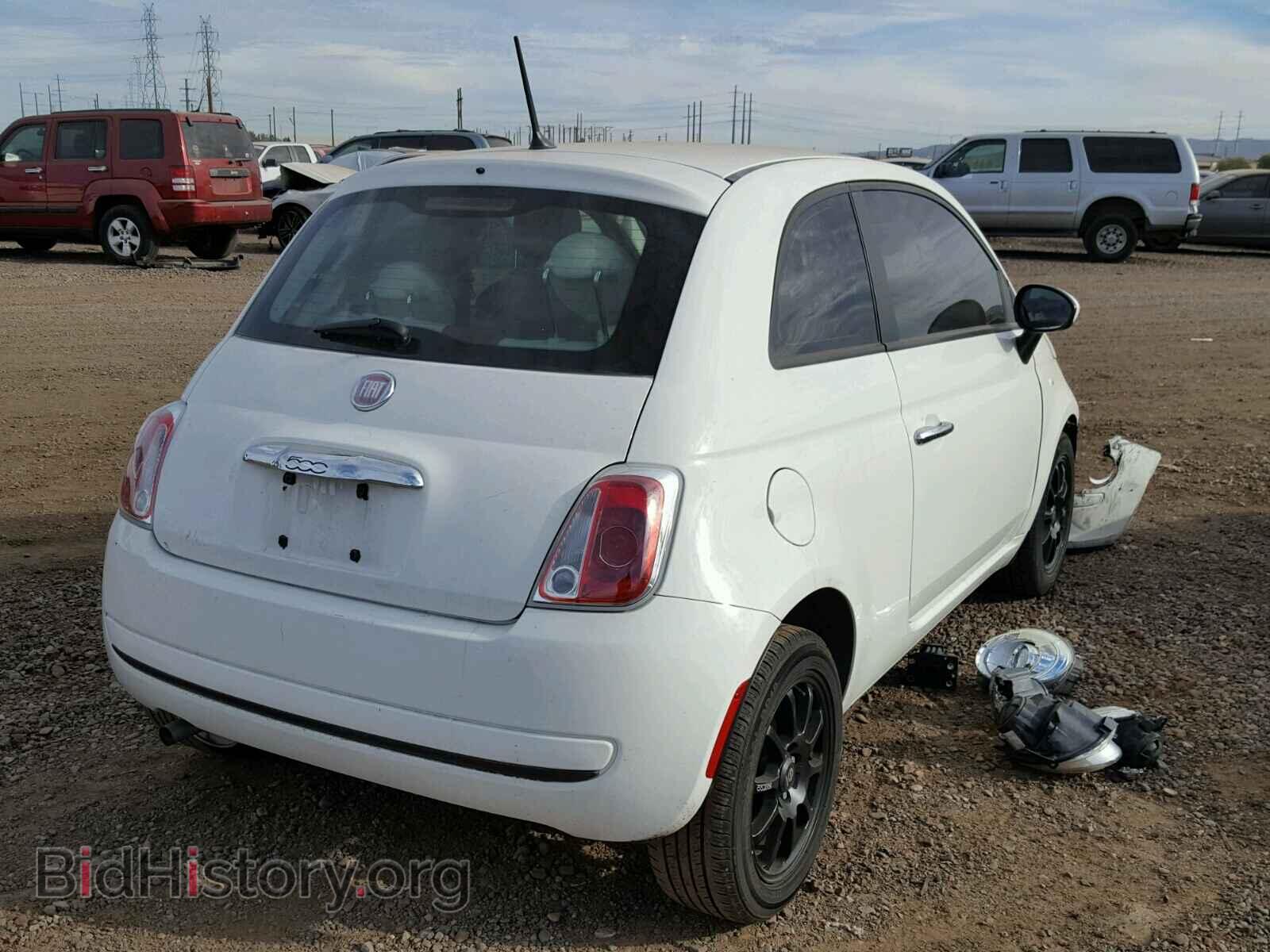 2012 FIAT 500 - VIN: 3C3CFFAR6CT117413 - Фото 4