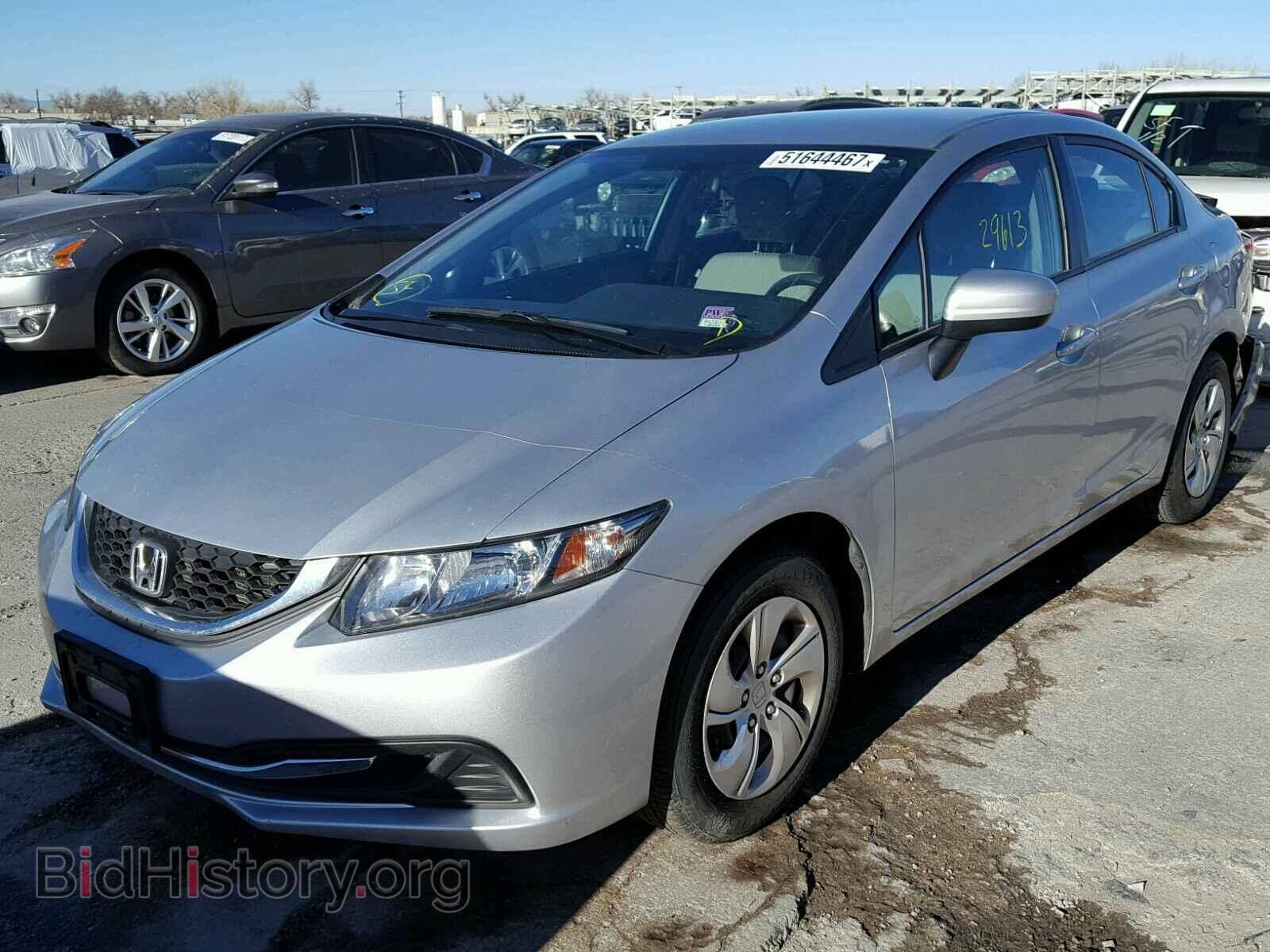 2014 HONDA CIVIC - VIN: 19XFB2F50EE005278 - Фото 2