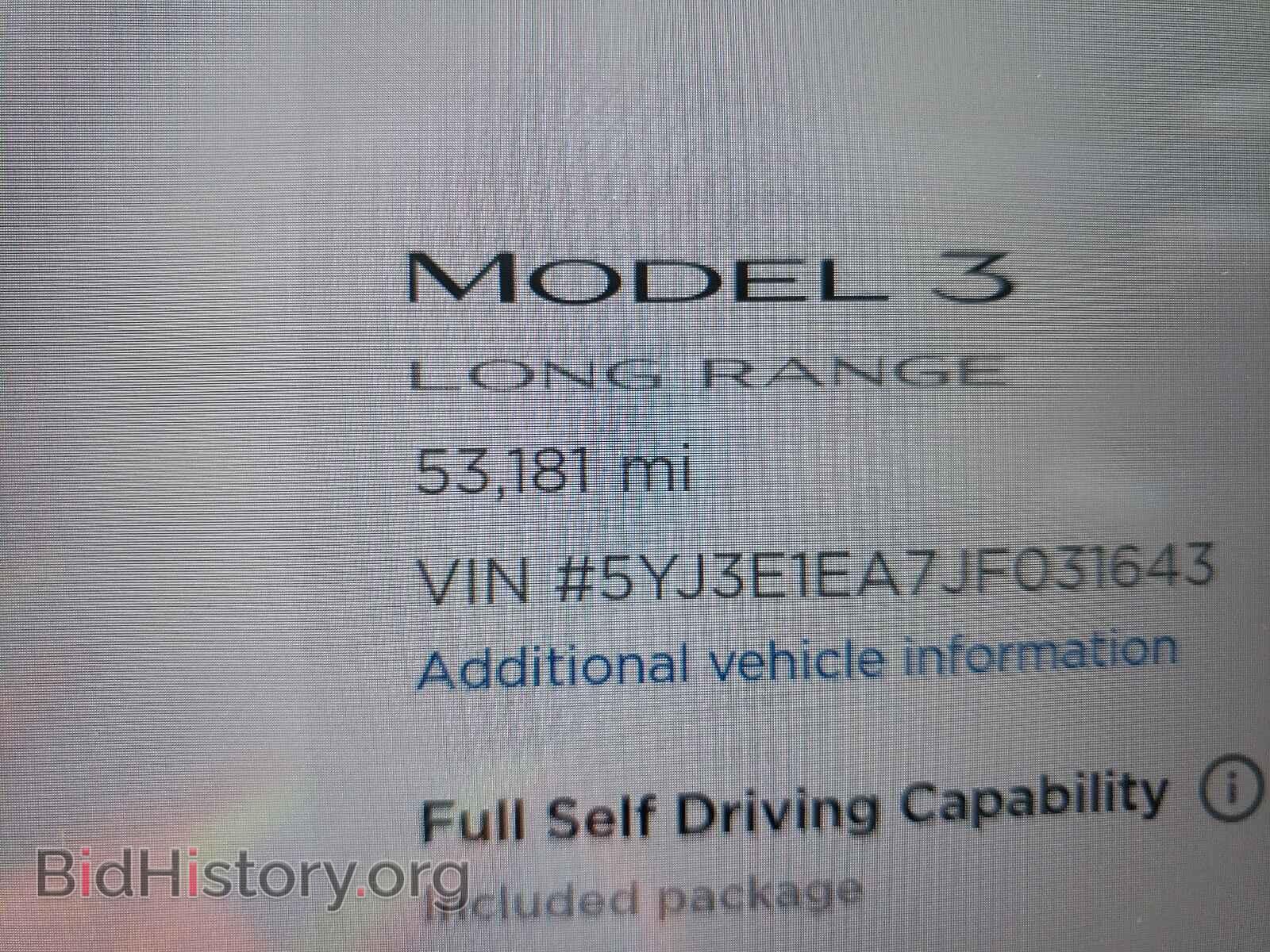 2018 TESLA MODEL 3 - VIN: 5YJ3E1EA7JF031643 - Фото 8