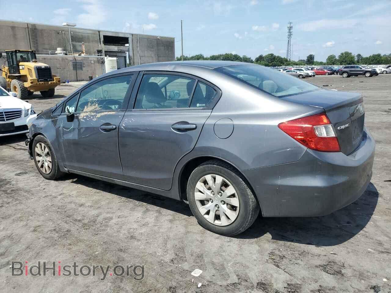 2012 HONDA CIVIC - VIN: 2HGFB2F57CH333543 - Фото 2