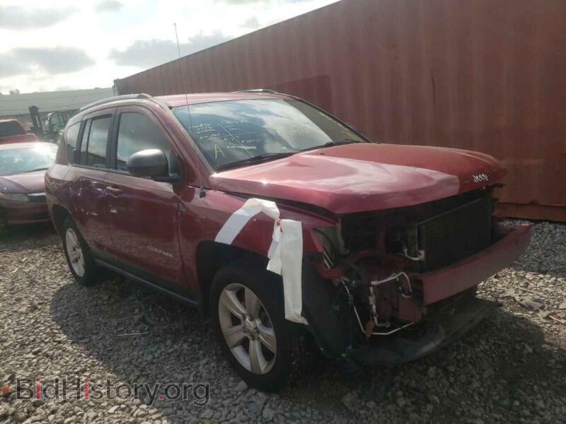 2012 Jeep COMPASS Compass LA (VIN 1C4NJDEB6CD613046) — photo 1 of 10, Copart, damage: front end