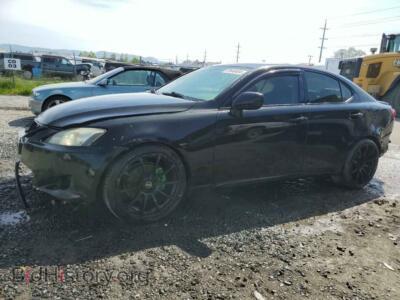 2008 Lexus IS 250, черный — VIN JTHBK262685078433, Copart
