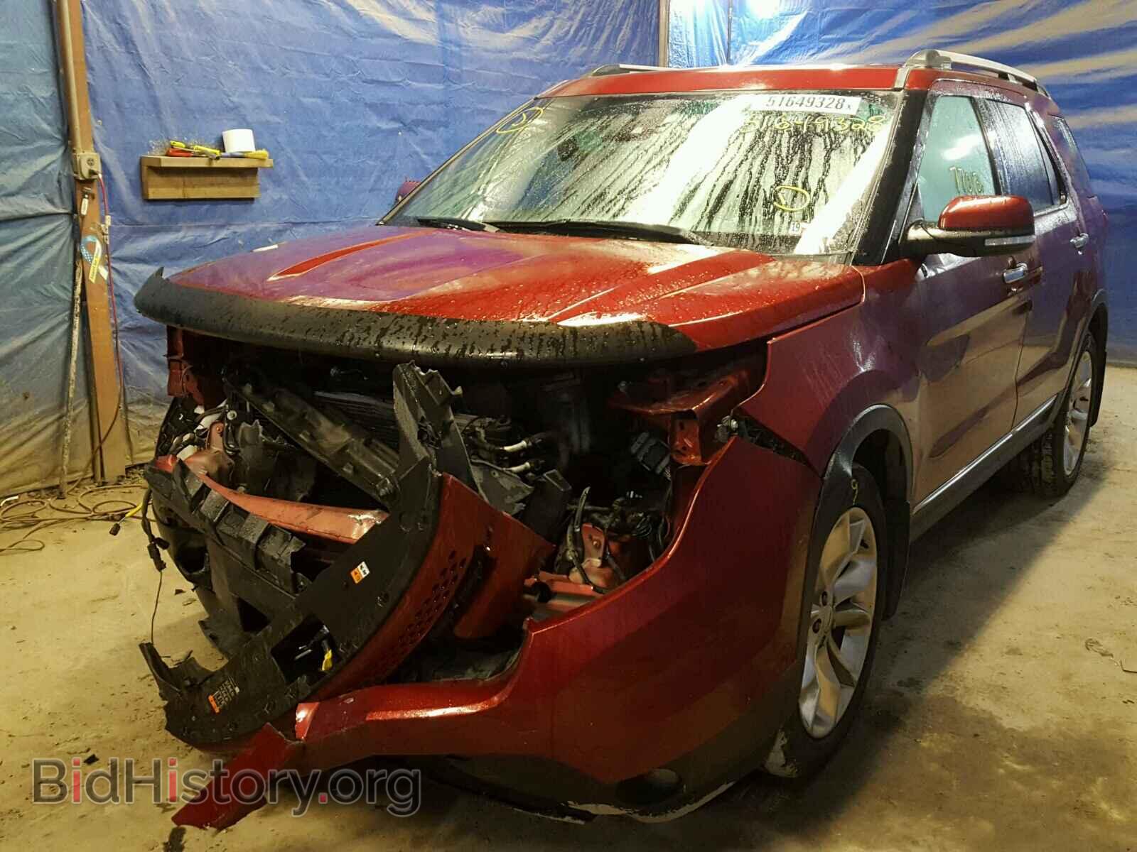 2013 FORD EXPLORER L - VIN: 1FM5K8F84DGB32375 - Фото 2