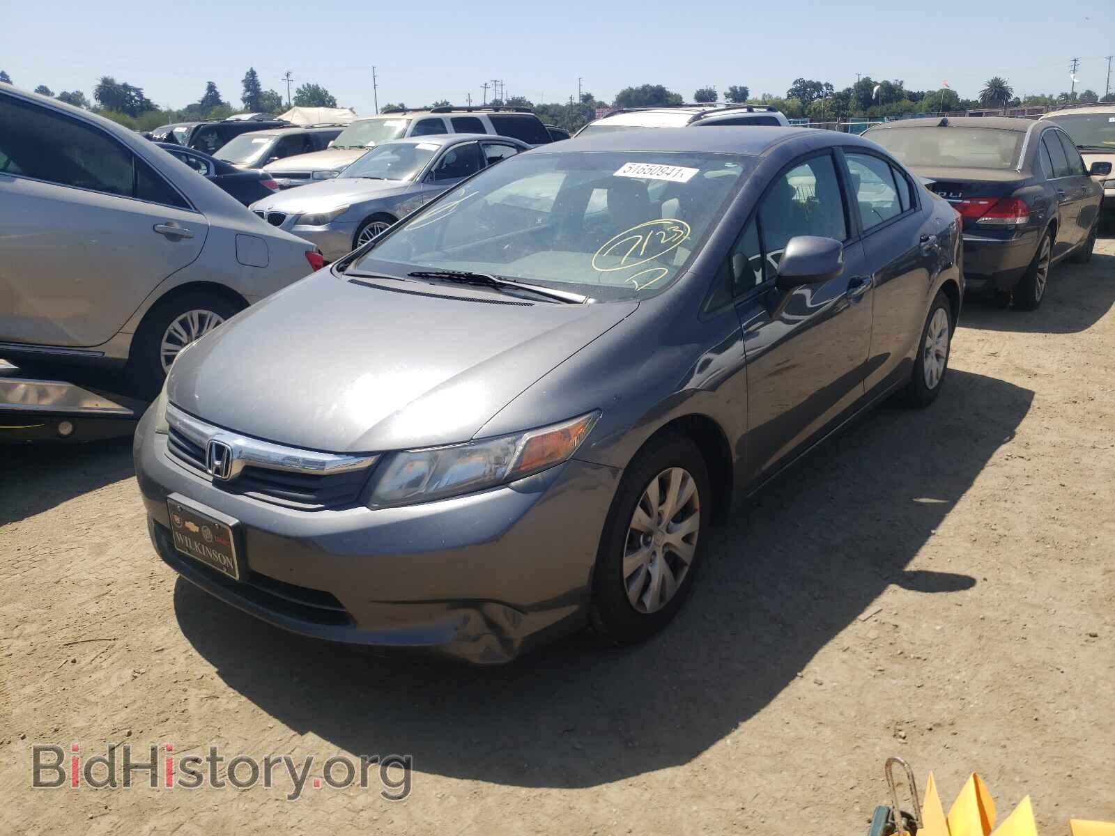 2012 HONDA CIVIC - VIN: 2HGFB2F55CH333508 - Фото 2