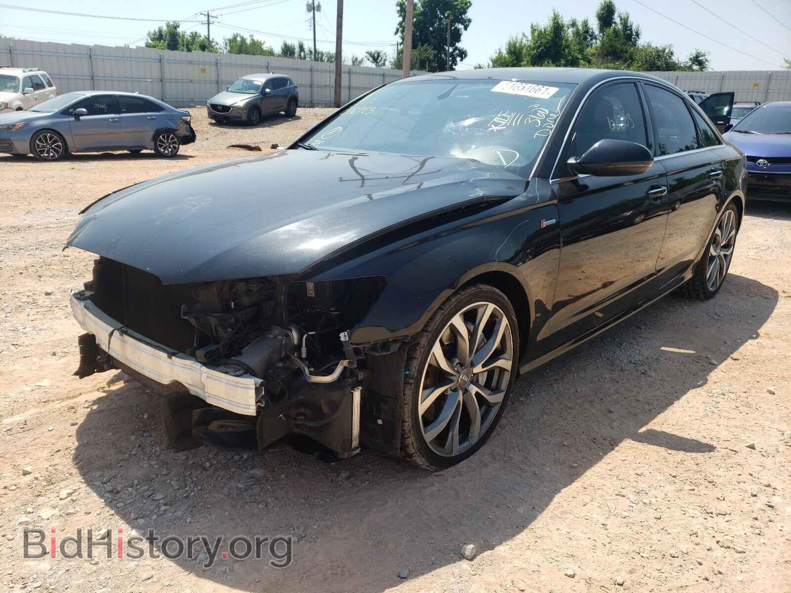 2013 AUDI A6 - VIN: WAUHGAFC5DN028923 - Фото 2