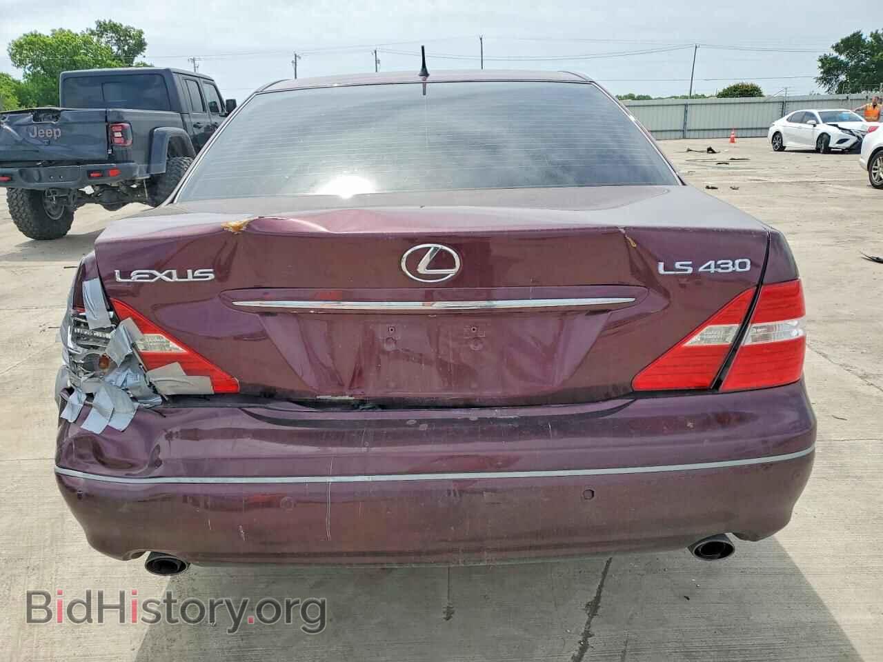 2006 LEXUS LS430 - VIN: JTHBN36F165046292 - Фото 6