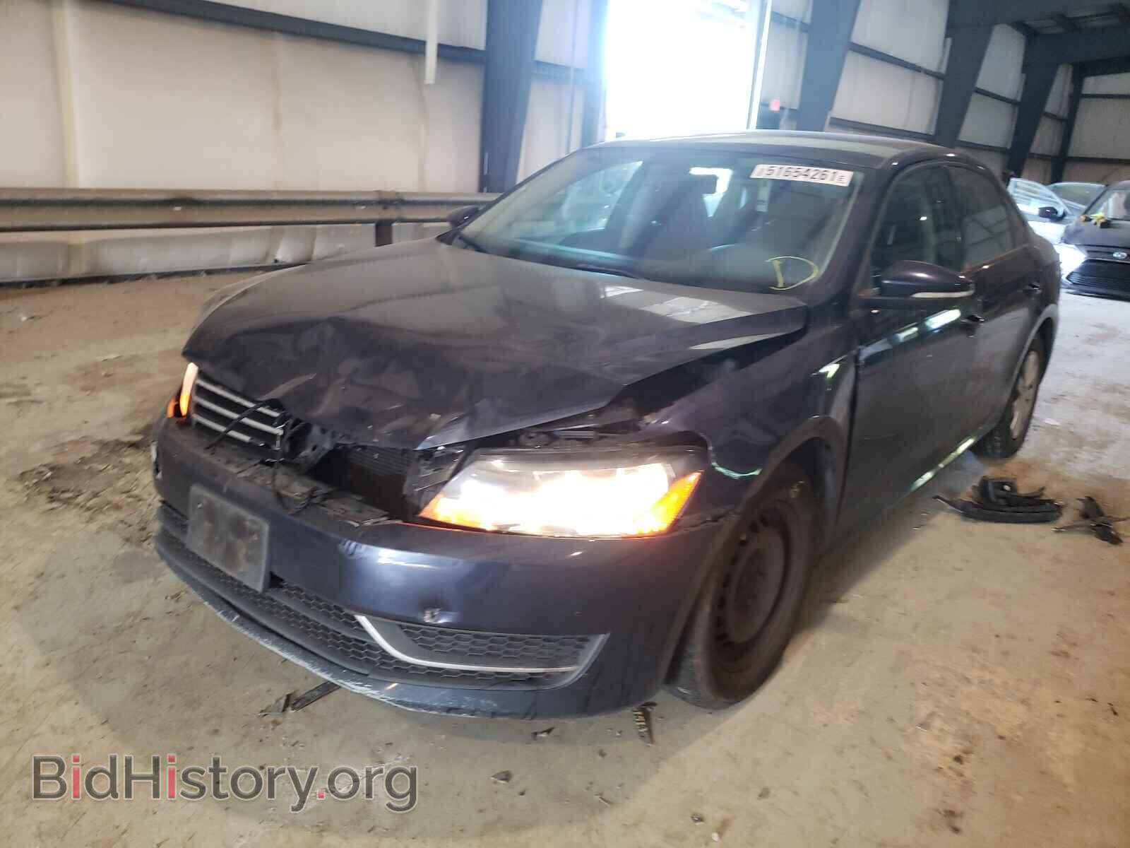 2012 VOLKSWAGEN PASSAT - VIN: 1VWAP7A39CC071831 - Фото 2