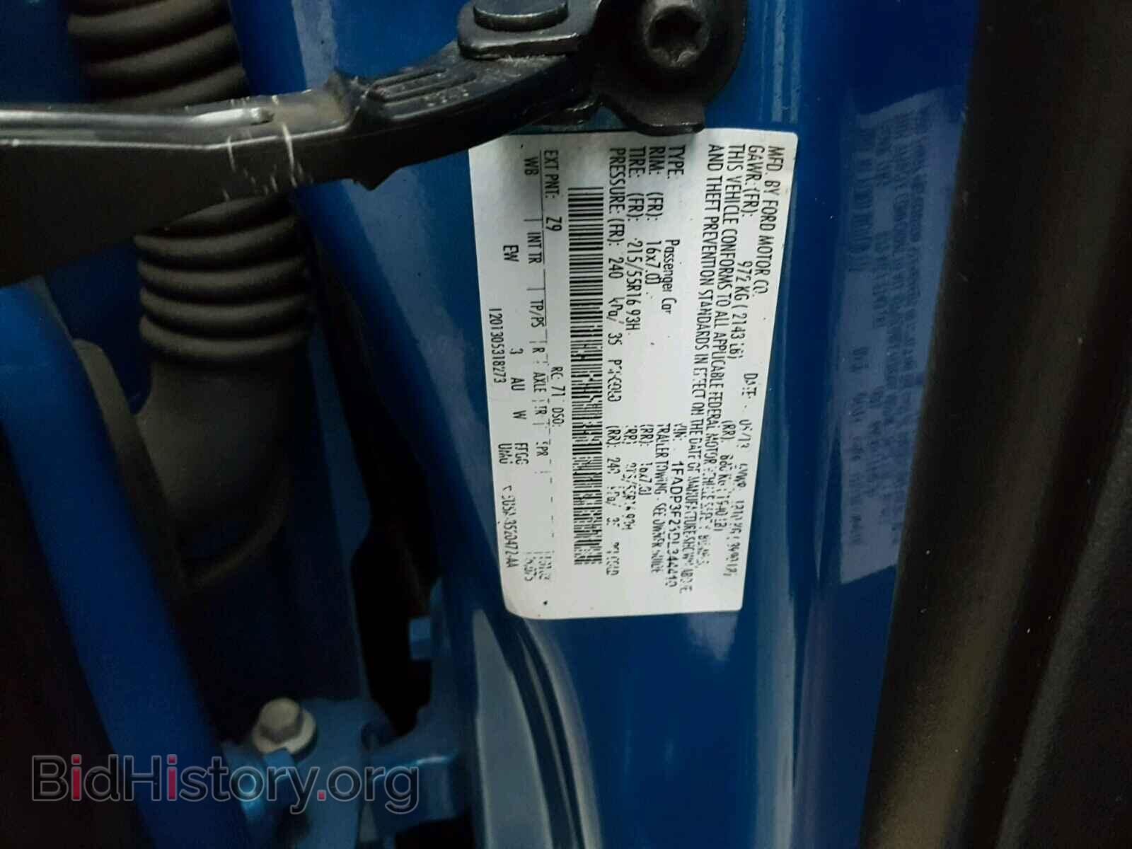 2013 FORD FOCUS - VIN: 1FADP3F23DL344410 - Фото 10