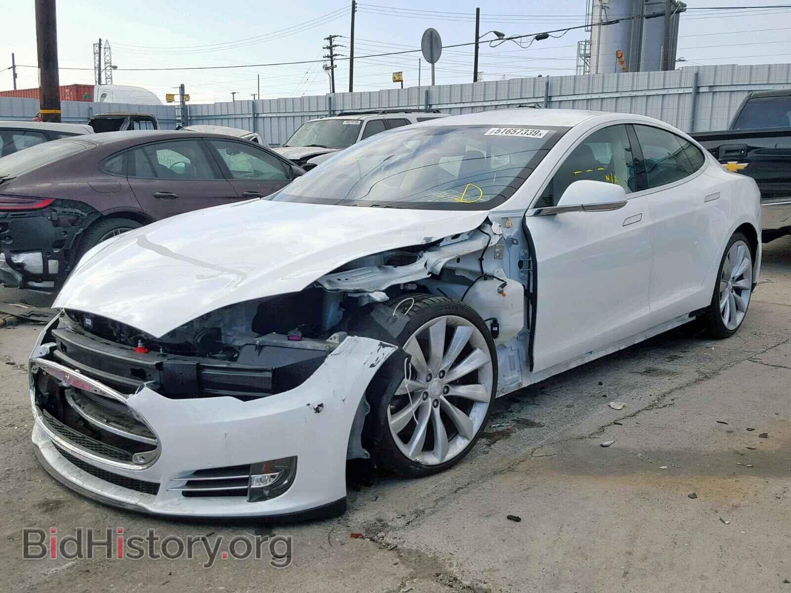 2013 TESLA MODEL S - VIN: 5YJSA1DN7DFP08156 - Фото 2
