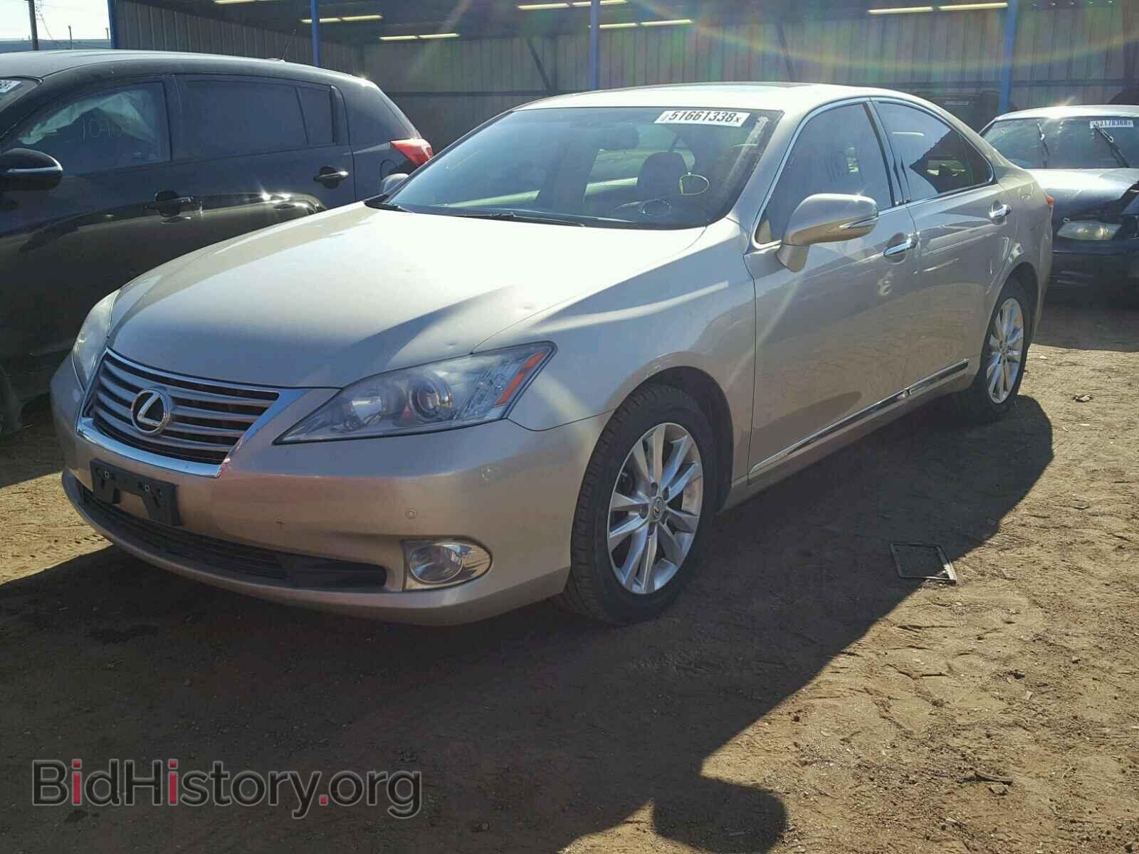 2012 LEXUS ES350 - VIN: JTHBK1EGXC2502018 - Фото 2