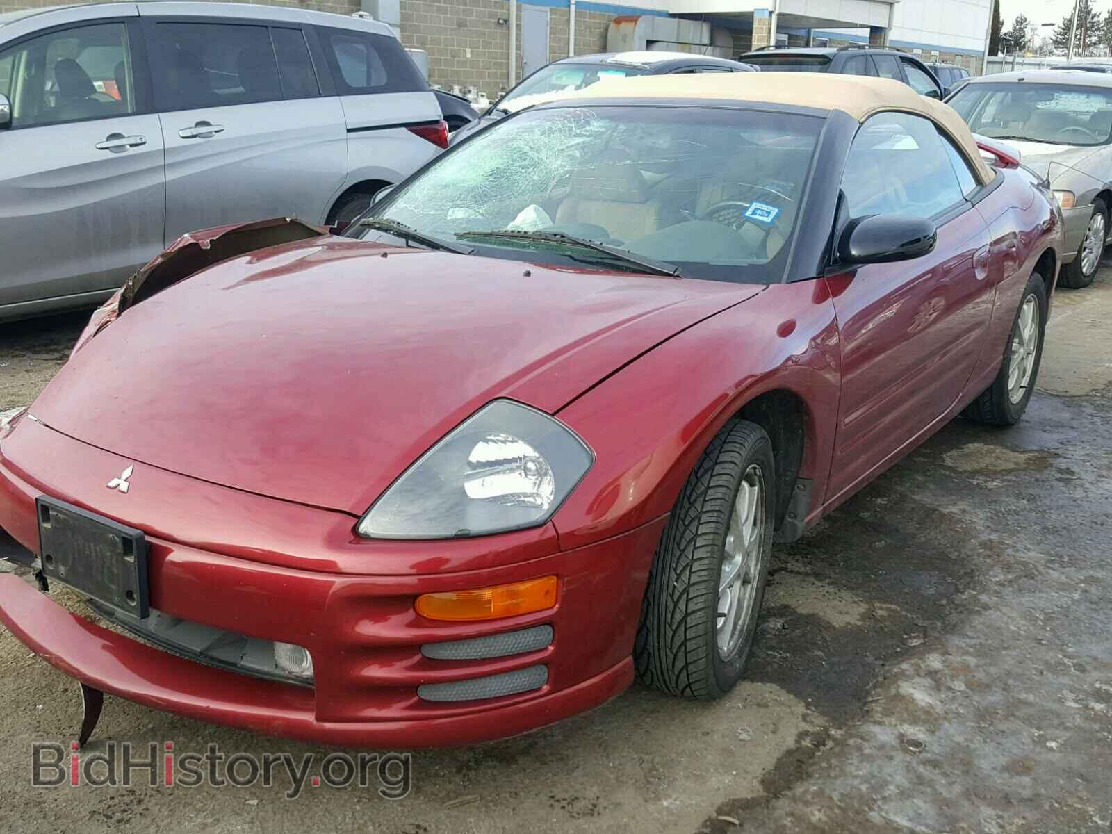 2002 MITSUBISHI ECLIPSE - VIN: 4A3AE45G32E014660 - Фото 2