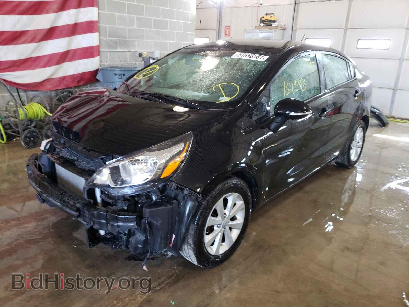 2014 KIA RIO - VIN: KNADN4A33E6376535 - Фото 2