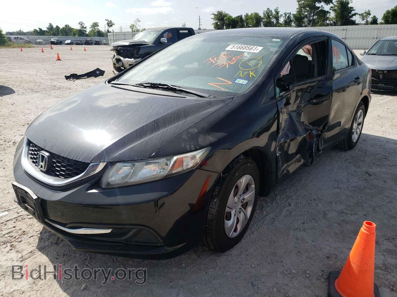 2014 HONDA CIVIC - VIN: 19XFB2F51EE077459 - Фото 2