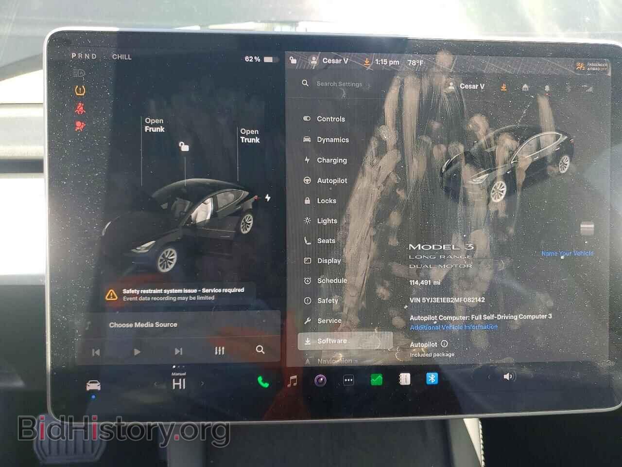 2021 TESLA MODEL 3 - VIN: 5YJ3E1EB2MF082142 - Photo 9