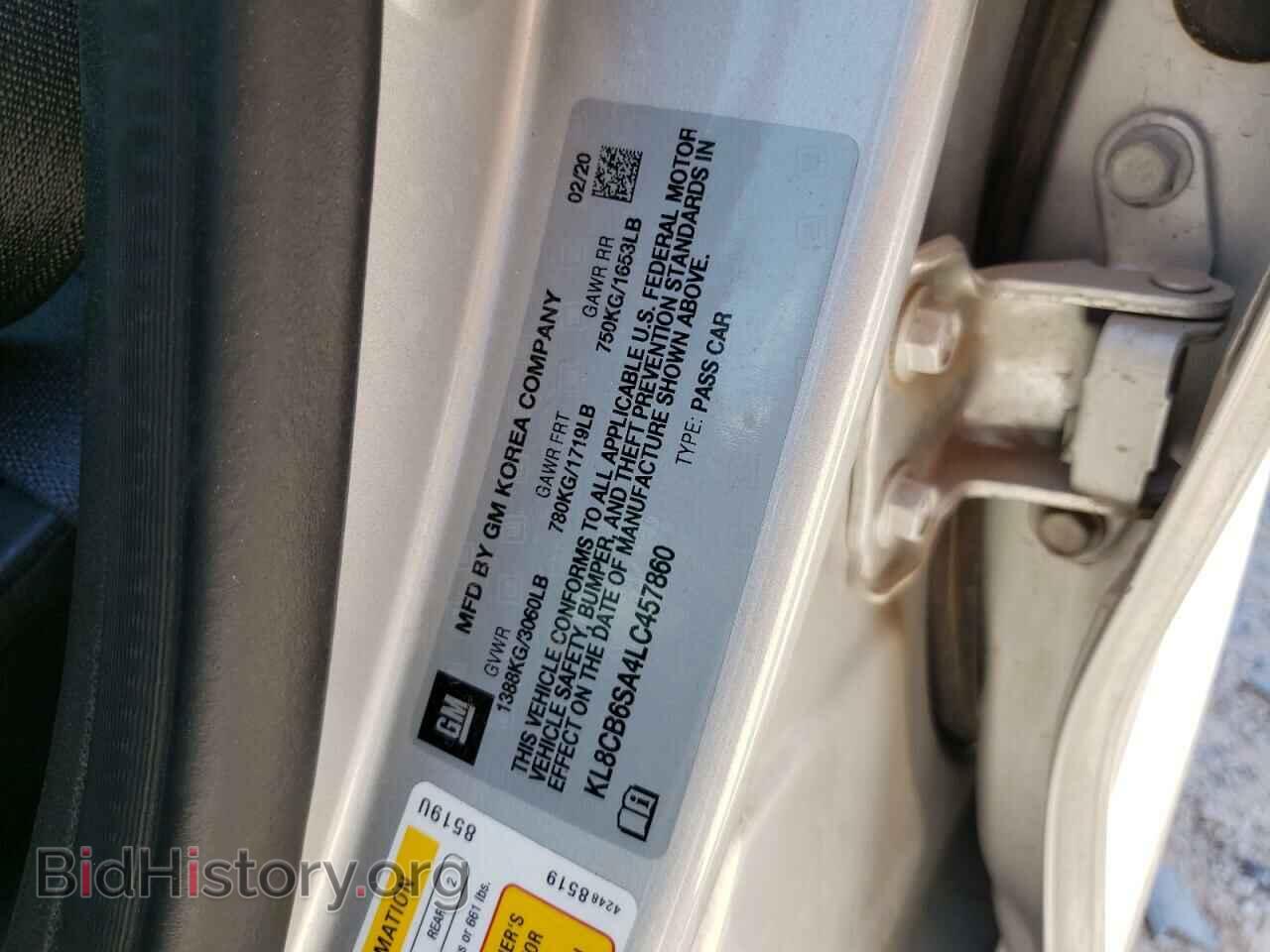 2020 CHEVROLET SPARK - VIN: KL8CB6SA4LC457860 - Фото 12